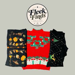 Vintage Christmas jumpers