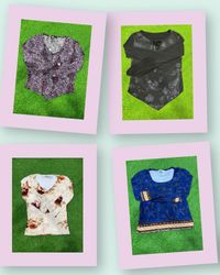 Y2K top blouse