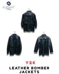 Y2K Leder Bomberjacken - EV1920