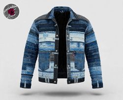 Upcycled Levi's Denim Belted Jacket