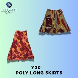 Y2K Poly Lange Röcke - EV1543