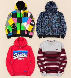 Branded Hoodies Billa Bong Quicksilver Super Dry