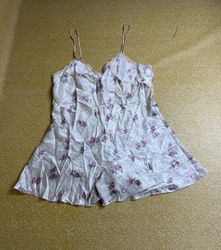 Th494 Y2K Vintage Satin Lace Slip Dress | 90s Silk..