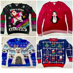 Festive Novelty Ugly Christmas Sweaters vr-439