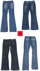 Code #011 Bootcut and Flare Denim Jeans