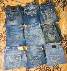 Y2K WOMEN WEAR JEANS BOOTCUT FLARE