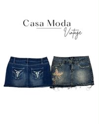 291026-12 Y2K denim mini skirts 15 pcs