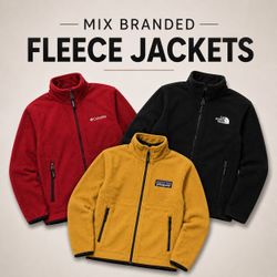 Mixed Branded fleece  Jackets