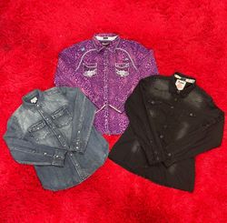 Y2K Button Up Blouses - wc#143 (13/09)