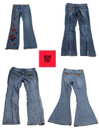 BUNDLE NUMMER # 031 Y2K INSPIRIERTE JEANS EINGESCH..