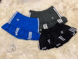 Upcycled Adidas & Nike Ruffle Mini Skirts
