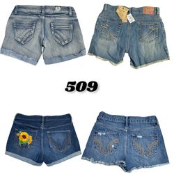 Denim Mini Shorts (brands) Hollister,joes & No Bou..