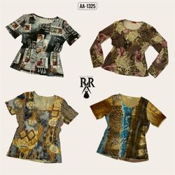 Y2k Earthy Tone Mix Tops (AA-1325)