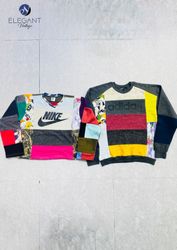 Upcycled Adidas Patchwork Sweatshirts - EVR0604