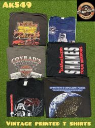 Vintage printed t shirts ak549
