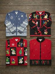 Branded Tiara Christmas Cardigan