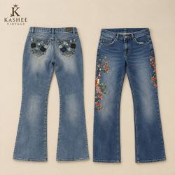 vintage flared jeans