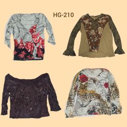Y2K Dusky Tone Full Sleeved Tops (HG-210..