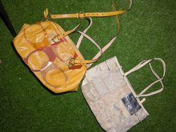 Coach Leather and Monogram Tote Handbags