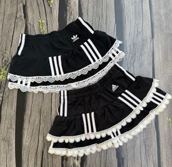 Upcycled Adidas Lace Skirt And Top