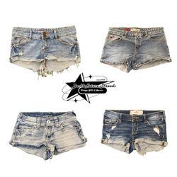 Y2k NYC IT GIRL DENIM SHORT B2F-263