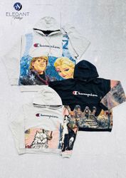 Upcycled Champion Mix Branded Hoodies - EVR0664