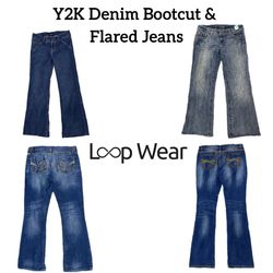 Y2k Denim Bootcut & Flared Jeans