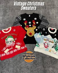 🔴 Vintage Christmas Sweaters - (16/09)
