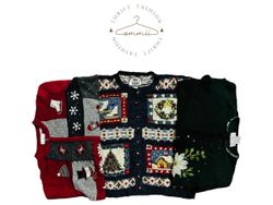 Christmas Holiday Cardigans and Sweaters