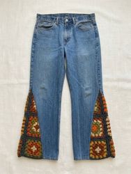 Upcycle Levis Jeans With Crochet (Dv-10-39)