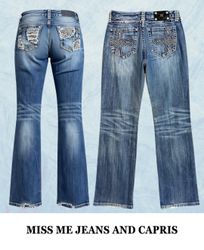 Branded Miss Me Jeans and Capris for Women