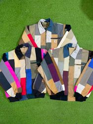 Upcycle Carhartt multi color Box jacket