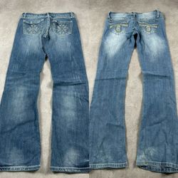 Y2K Embroidered Bootcut Jeans Bundle