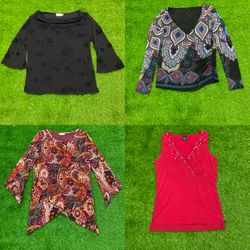 Y2k mesh blouse