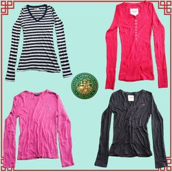 Branded Ladies Top Blouse Lot  – Hollister, Abercr..