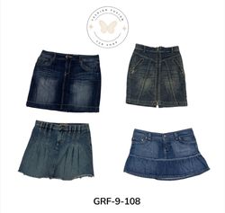 Vintage Y2K Denim Mini Skirts | Women’s Denim Skir..