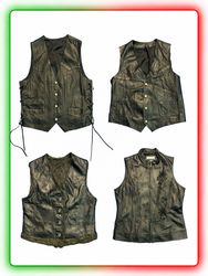 Y2K genuine leather waistcoat 12 pcs bundle(LW-04)