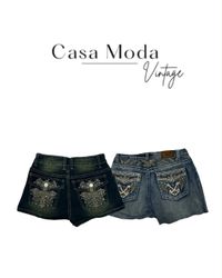 301026-12 mini short en jean 15 pièces