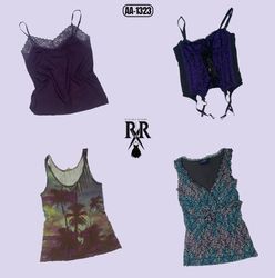 Y2k Blueberry Vibe Mix Tops (AA-1323)