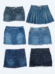 Wholesale Vintage Denim Mini Skirts Bundle (B-06)