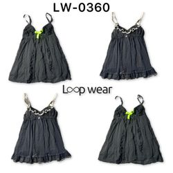 Y2K Black Lace & Mesh Camisole Tops