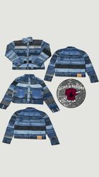 Upcycled Levi's Denim Belted Jacket
