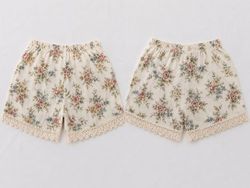 Shorts en dentelle florale revalorisée CR1587