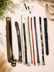 Embellished y2k belts