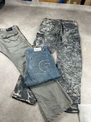 WASHED BAGGY JAPAN STYLE HIP HOP JEANS