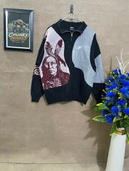 Upcycled Nike tapstry sweatshirt 🐒🐒