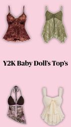 Premium Y2K Baby Doll Tops  #0620265