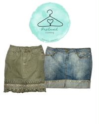 Y2k Denim mini skirts 15 pcs (010826-12)