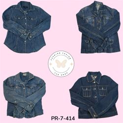 Women’s Y2K Vintage Denim Jacket – Classic Retro S..