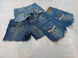 CR12016 Y2K Mini Denim Shorts